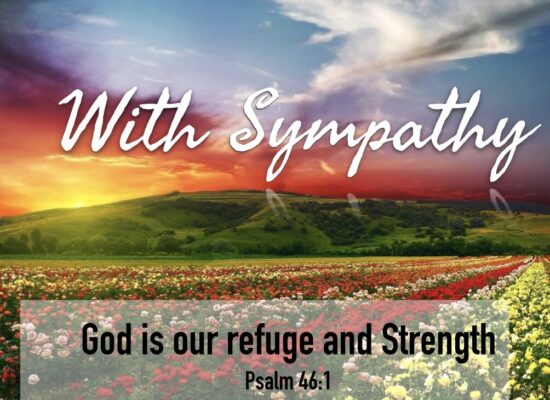 Sympathy - Psalm 46:1