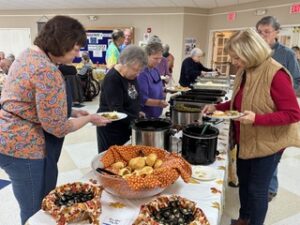 buffet line